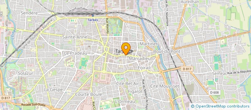 localisation de l'entreprise MADAME BLANCHE CARRERE  TARBES