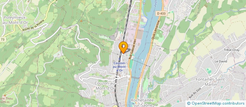 localisation de l'entreprise MADAME BLANCHE CHARIGNON  COUZON-AU-MONT-D'OR