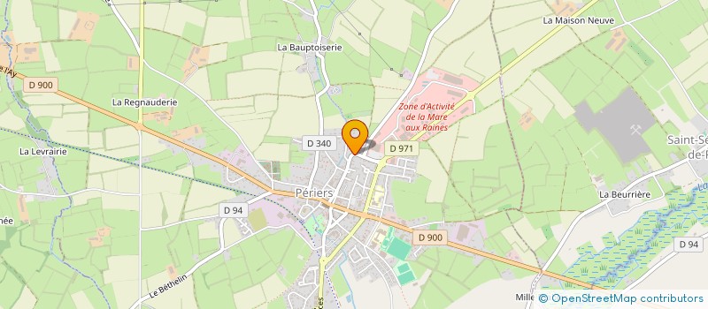 localisation de l'entreprise MADAME BLANCHE CHAUFFRAY  PERIERS