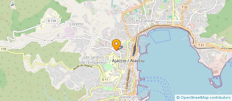 localisation de l'entreprise MADAME BLANCHE CONSTANTINI  AJACCIO