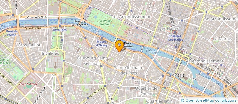 localisation de l'entreprise MADAME BLANCHE DE BOSSCHERE  PARIS