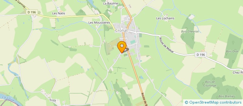 localisation de l'entreprise MADAME BLANCHE DE THOMAS DE LABARTHE à CRONAT
