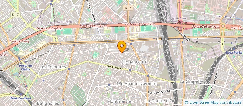 localisation de l'entreprise MADAME BLANCHE DELAMOUR  PARIS