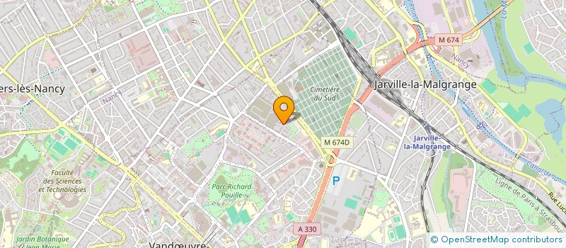 localisation de l'entreprise MADAME BLANCHE DELATTE  VANDUVRE-LES-NANCY