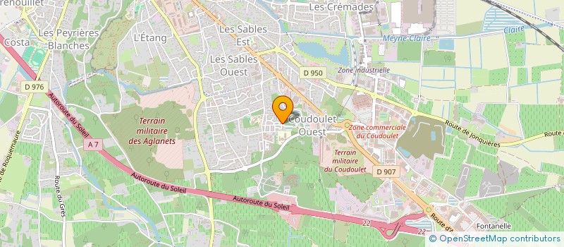 localisation de l'entreprise MADAME BLANCHE GALLAND  ORANGE