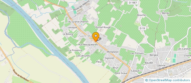 localisation de l'entreprise MADAME BLANCHE GANUCHAUD  SAINT-MAIXANT