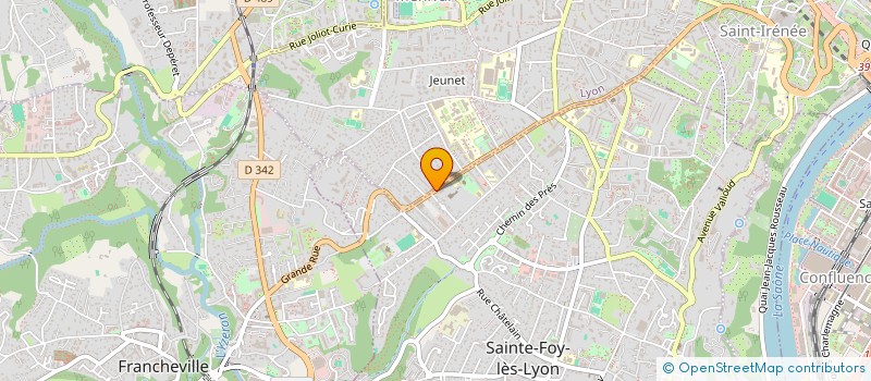 localisation de l'entreprise MADAME BLANCHE HARTMANN à SAINTE-FOY-LES-LYON