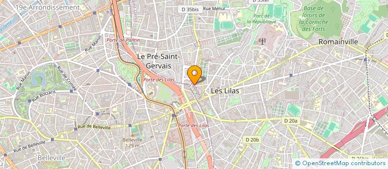 localisation de l'entreprise MADAME BLANCHE HERTZ  LE PRE-SAINT-GERVAIS