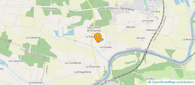 localisation de l'entreprise MADAME BLANCHE JOLLY  LANGON