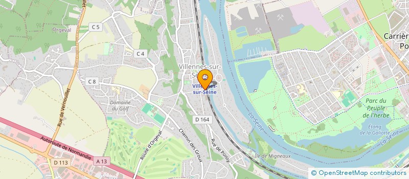 localisation de l'entreprise MADAME BLANCHE LOBEL à VILLENNES-SUR-SEINE