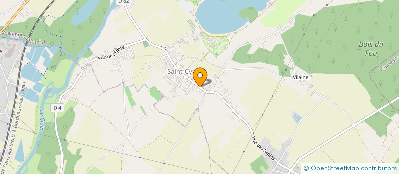 localisation de l'entreprise MADAME BLANCHE-MARIE PELLEGRIN  BEAUMONT SAINT-CYR