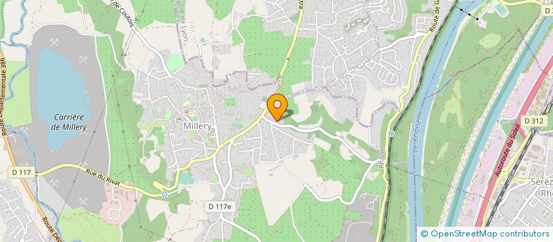 localisation de l'entreprise MADAME BLANCHE MERMET à MILLERY