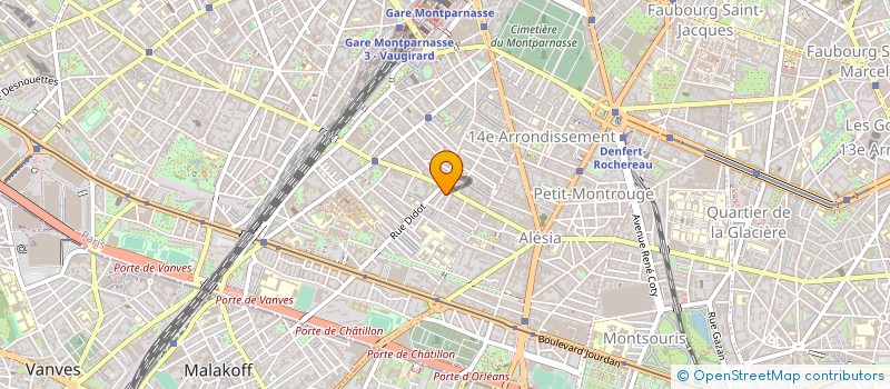 localisation de l'entreprise MADAME BLANCHE MONIN  PARIS