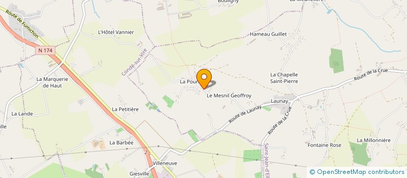 localisation de l'entreprise MADAME BLANCHE ROBERGE à SAINT-JEAN-D'ELLE
