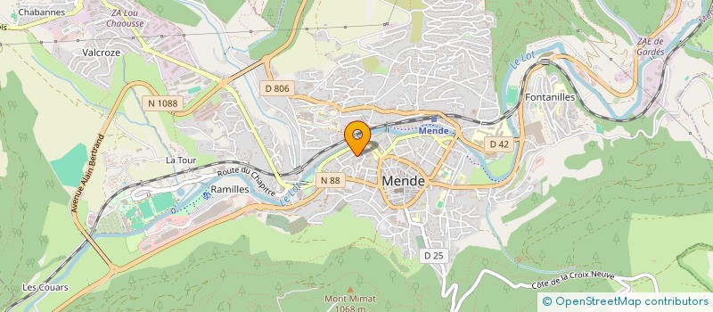 localisation de l'entreprise MADAME BLANCHE ROSIER  CHANAC