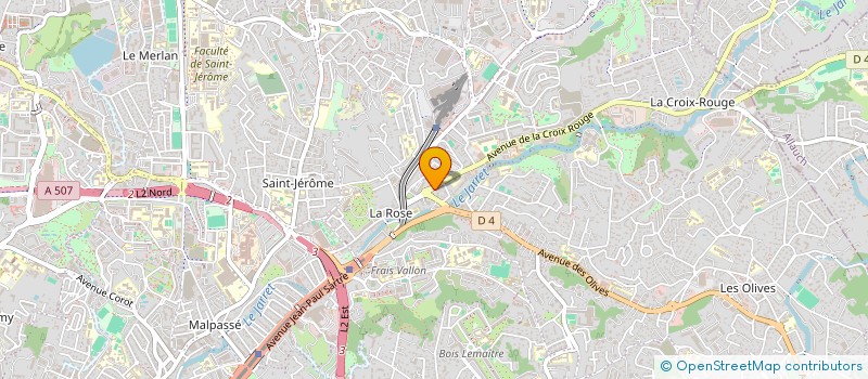 localisation de l'entreprise MADAME BLANCHE ROSSI à MARSEILLE