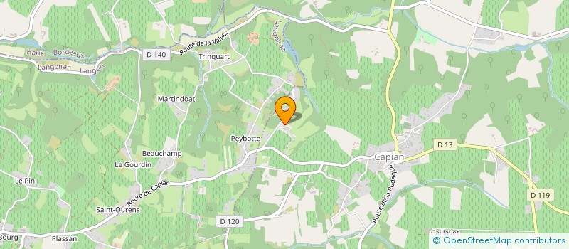 localisation de l'entreprise MADAME BLANCHE SANCHEZ  CAPIAN