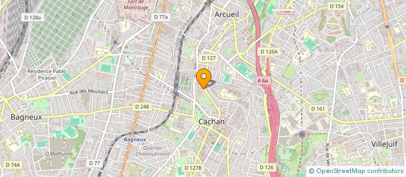 localisation de l'entreprise MADAME BLANCHE TAMBA-MOUTOULA  CACHAN