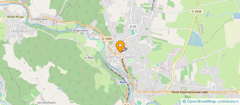 localisation de l'entreprise MADAME BLANDINA MATOS RIBEIRO à BOEN-SUR-LIGNON