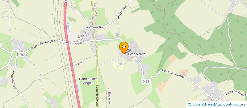 localisation de l'entreprise MADAME BLANDINE ALAIN  LE BOCASSE