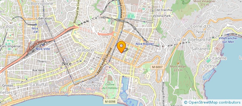 localisation de l'entreprise MADAME BLANDINE ALFEEF à NICE