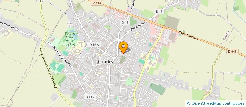 localisation de l'entreprise MADAME BLANDINE AUDIN à CAUDRY