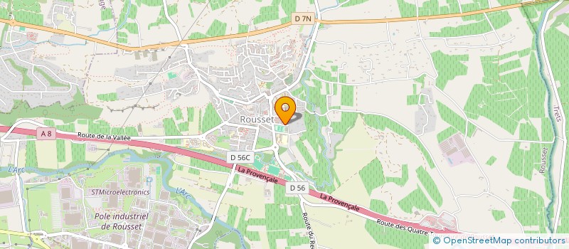 localisation de l'entreprise MADAME BLANDINE BAHIN  ROUSSET