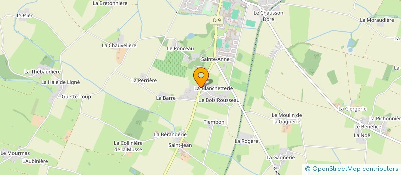 localisation de l'entreprise MADAME BLANDINE BAUDOUIN  LIGNE