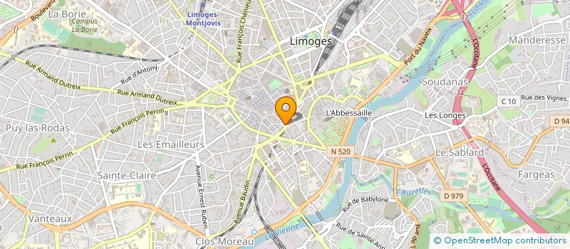 localisation de l'entreprise MADAME BLANDINE BEAUCOURT à LIMOGES