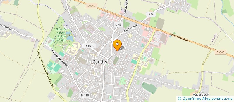 localisation de l'entreprise MADAME BLANDINE BEAULOYE  CAUDRY