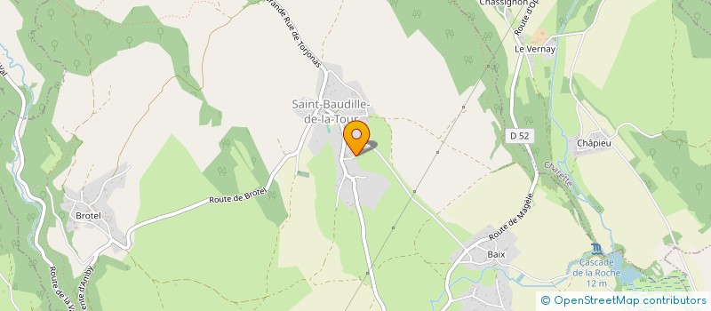 localisation de l'entreprise MADAME BLANDINE BEL  SAINT-BAUDILLE-DE-LA-TOUR