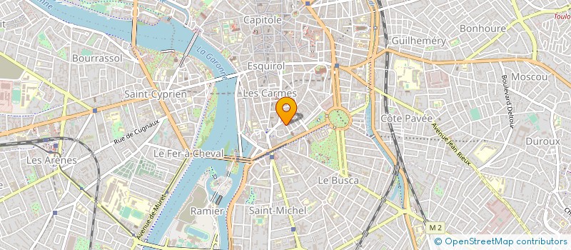 localisation de l'entreprise MADAME BLANDINE BELLAMY  TOULOUSE