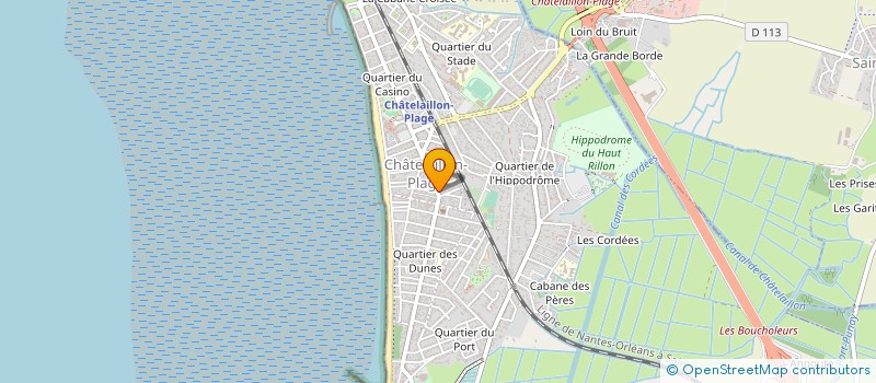 localisation de l'entreprise MADAME BLANDINE BELLARD  CHATELAILLON-PLAGE