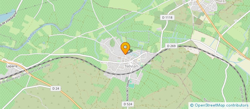 localisation de l'entreprise MADAME BLANDINE BELOT  NEVIAN