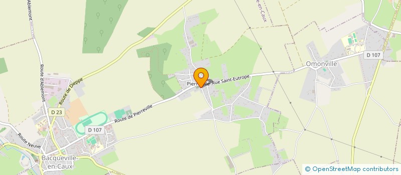 localisation de l'entreprise MADAME BLANDINE BONHOMME  VENESTANVILLE