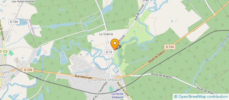 localisation de l'entreprise MADAME BLANDINE BOUCHER  LA FERTE-IMBAULT