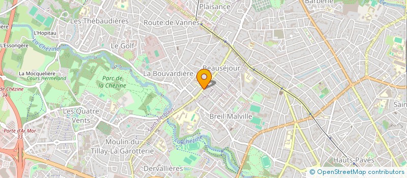 localisation de l'entreprise MADAME BLANDINE BOUCHEREAU à SAINT-HERBLAIN