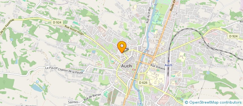 localisation de l'entreprise MADAME BLANDINE BOUGOUIN  AUCH