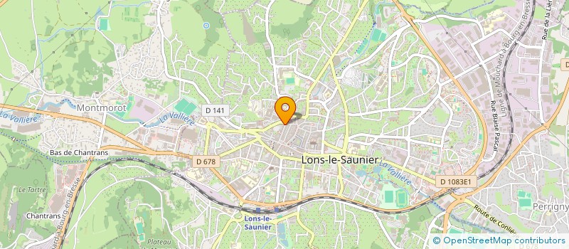 localisation de l'entreprise MADAME BLANDINE BOUILLARD  LONS-LE-SAUNIER