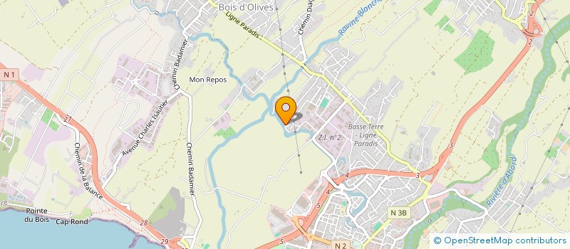 localisation de l'entreprise MADAME BLANDINE BOUJON--MATTE  SAINT-PIERRE