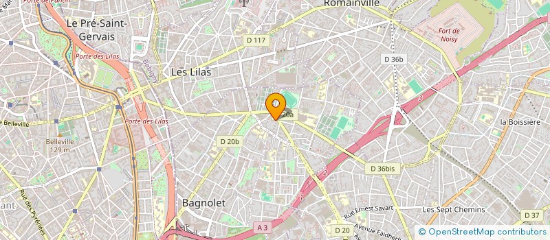 localisation de l'entreprise MADAME BLANDINE BOULENGER à BAGNOLET