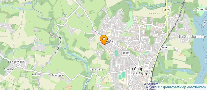 localisation de l'entreprise MADAME BLANDINE BOURCHANY  LA CHAPELLE-SUR-ERDRE