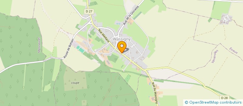 localisation de l'entreprise MADAME BLANDINE BOURE  WASSIGNY