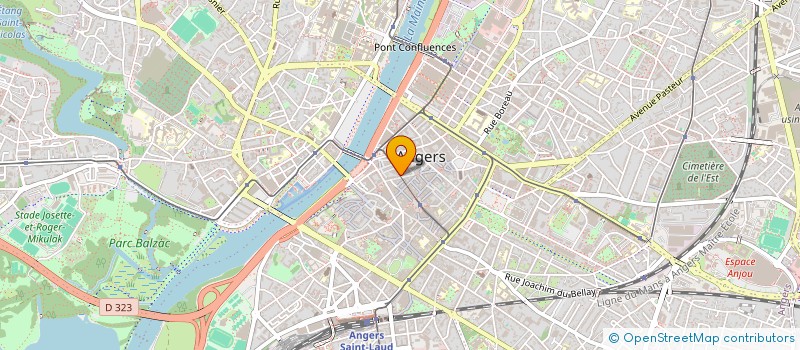 localisation de l'entreprise MADAME BLANDINE BOURGEOIS  ANGERS