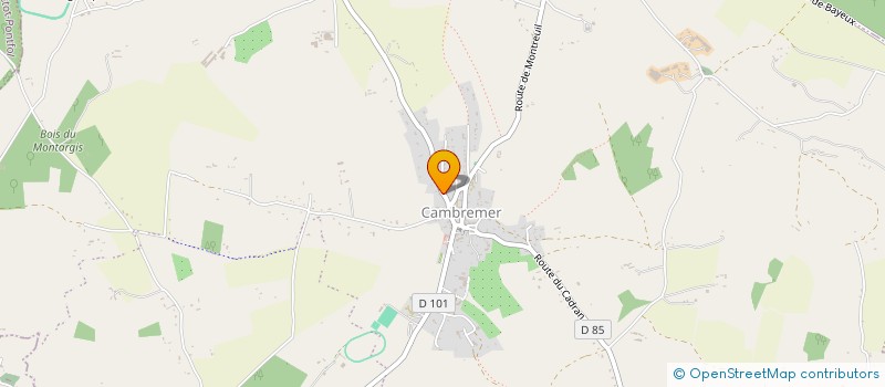 localisation de l'entreprise MADAME BLANDINE BOURGES  CAMBREMER