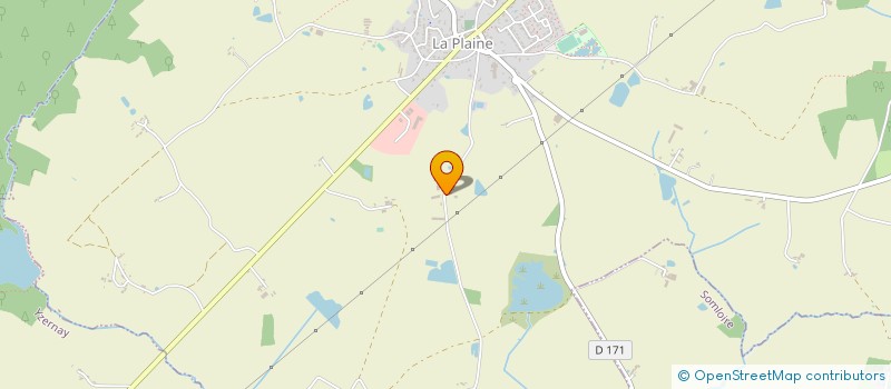 localisation de l'entreprise MADAME BLANDINE BOUSSEAU  LA PLAINE