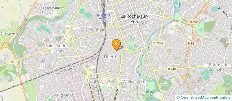 localisation de l'entreprise MADAME BLANDINE BROCHOIRE à LA ROCHE-SUR-YON
