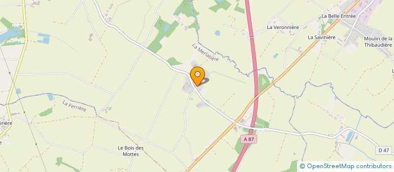 localisation de l'entreprise MADAME BLANDINE BRODU  LA FERRIERE