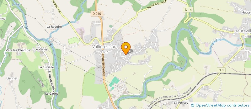 localisation de l'entreprise MADAME BLANDINE BROISSAND  VALLIERES-SUR-FIER