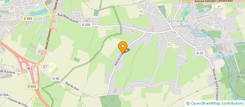 localisation de l'entreprise MADAME BLANDINE BROUTARD  FERRIERE-LA-GRANDE